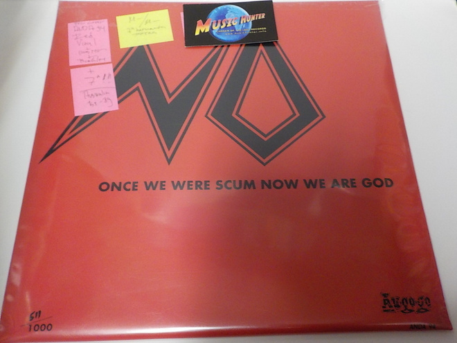 NO - ONCE WE WERE SCUM NOW WE ARE GOD M-/M- LP
