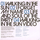 Travis • Walking In The Sun CD Maxi-Single - pikkukuva 2