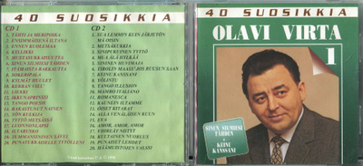 OLAVI VIRTA . 2 CD-LEVYÄ . 40 SUOSIKKIA