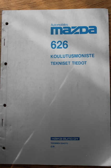 Mazda 626 koulutusmoniste - Tekniset tiedot