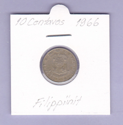 Filippiinit 10 Sentimos v.1966 KM#188