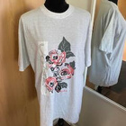 Harmaa printtipaita, koko L - pikkukuva 1
