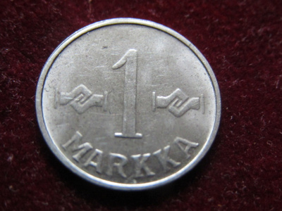 1 markka 1953 niklattu
