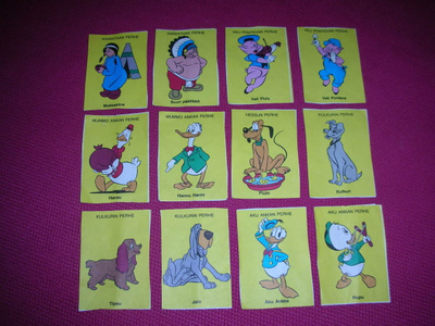 Disney vanhoja pelikortteja