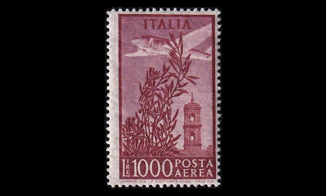 Italia 1063 ** Lentoposti (1960)
