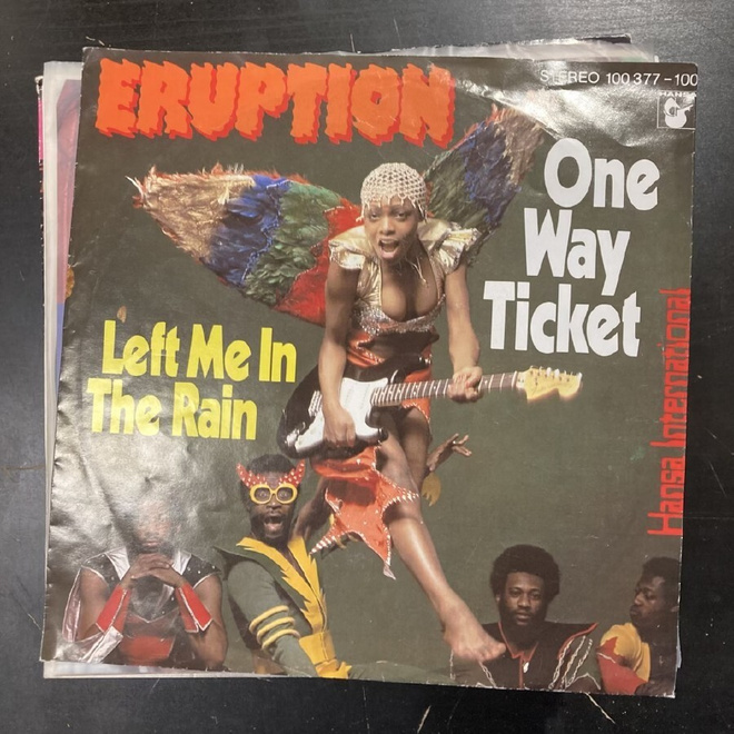 Eruption - One Way Ticket / Let Me In The Rain 7''