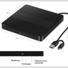 USB DVD-asema - ulkoinen DVD/CD-polttava asema #31595 - pikkukuva 4