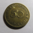 Saarland 50 francs 1954 - pikkukuva 1