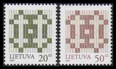 Liettua 647-8_I ** Käyttösarja kaksoisristi -97 (1997)