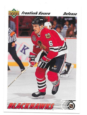 1991-92 Upper Deck #468 Frantisek Kucera Chicago Blackhawks