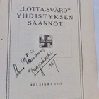 VANHAT Lotta Svärd Säännöt+ Ohjeet 1937 Vaajakoski Jyväskylä - pikkukuva 2