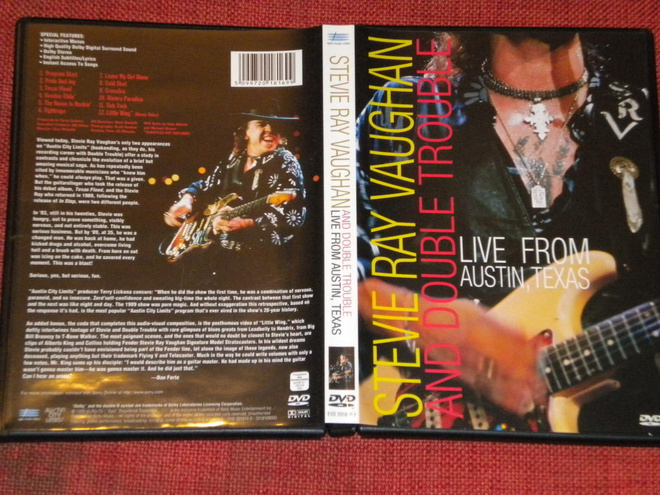 DVD Stevie Ray Vaughan Live From Austin, Texas 1989