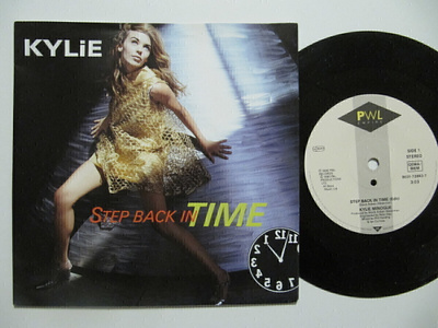 Kylie Minogue Step Back In Time 7" sinkku