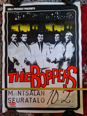 The Boppers Vintage Keikkajuliste Mäntsälän Seuris