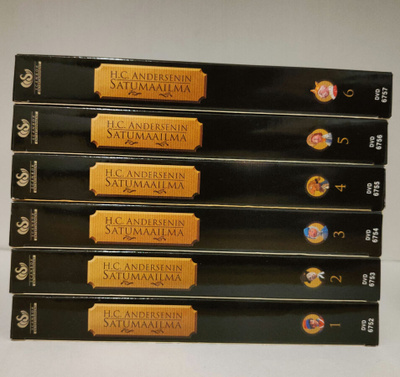 H.C. Andersenin Satumaailma 6 DVD/CD/KIRJA kokoelma - Suomi