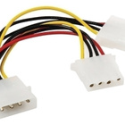 Bandridge Virtajakajakaapeli Molex Ur - 2xMolex Na, 0.15m - pikkukuva 2