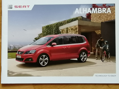 2015 SEAT Alhambra esite - KUIN UUSI - 32 sivua - suom