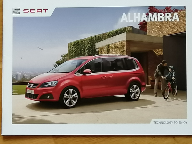 2015 SEAT Alhambra esite - KUIN UUSI - 32 sivua - suom