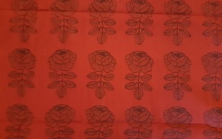Marimekko Vihkiruusu pöytäliina verho 155cm retro