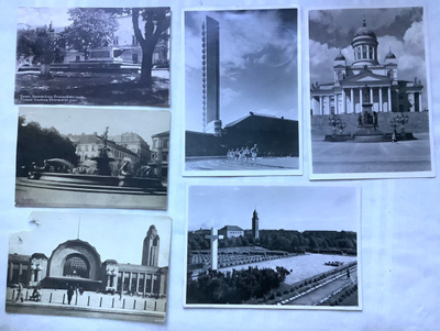 Helsinki maisemakortit mv. 13 kpl