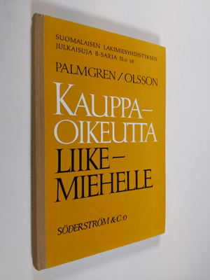 Gunnar Palmgren : Kauppaoikeutta liikemiehelle