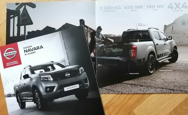 2018 Nissan Navara N-Guard 4x4  esite - suom -