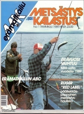 Metsästys ja Kalastus 1989 lehdet KANSIOSSA