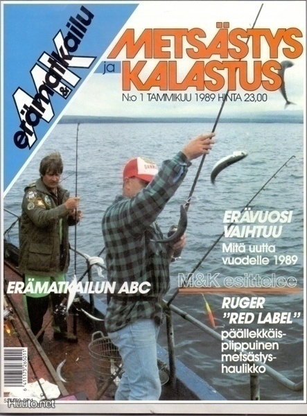 Metsästys ja Kalastus 1989 lehdet KANSIOSSA