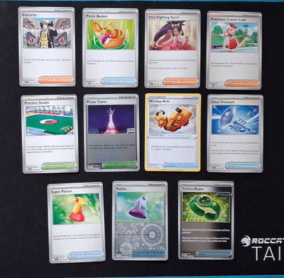 Pokemon trainer kortit 11kpl (#9)