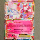 Diancie EX - 72/124 Fates Collide XY Ultra Rare - pikkukuva 1