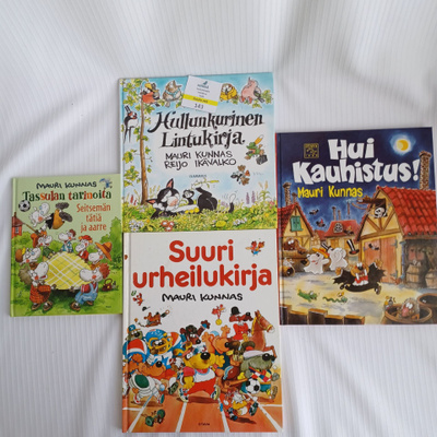 Kerkkä 143/7/26 Mauri Kunnaksen kirjat 4 kpl