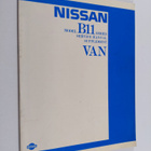 Nissan - Model B11 series : Service Manual supplement Van - pikkukuva 1