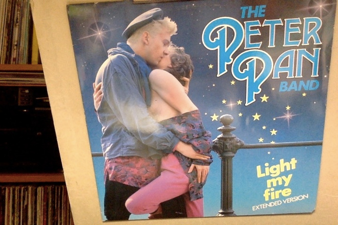THE PETER PAN BAND :: LIGHT MY FIRE :: VINYYLI MAXI  1986 !!