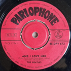 Beatles - And I love her 7" - pikkukuva 1