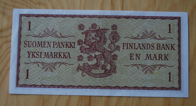 Suomen leijona,1 Markkaa 1963, Suomen pankki