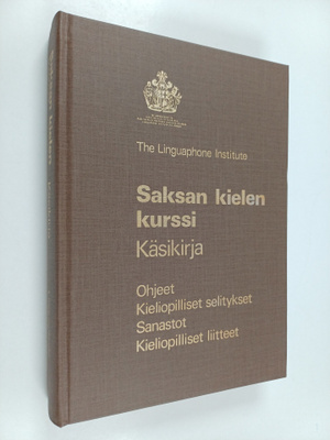 Kaj B. (toim.) Lindgren : Saksan kielen kurssi : käsikirja