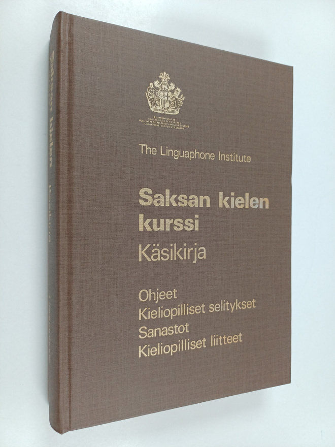 Kaj B. (toim.) Lindgren : Saksan kielen kurssi : käsikirja