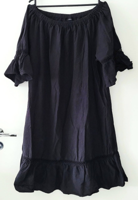 Zizzi off shoulder -puuvillamekko 46-48-50 (väljä koko)