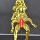 Erotic figurine sculpture in metal - pikkukuva 1