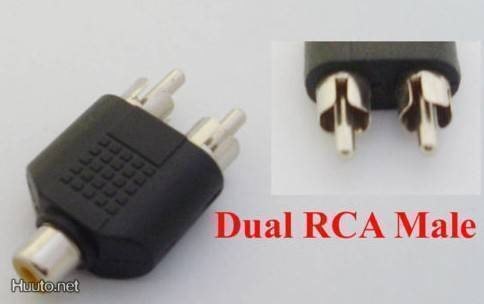 RCA ADAPTERI / JAKAJA 2 UROS - 1 NAARAS