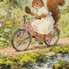 Orava pyöräilee - pikkukuva 1