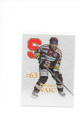 2006-07 Sparta Praha TeamIssue #63 Lubomir Vaic ex- Saipa