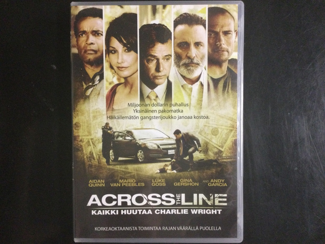 ACROSS THE LINE  (2012).  DVD.    mm..Andy Garcia.