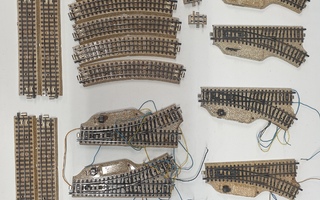 Märklin M-raiteita, H0 – yhteensä 22 kpl