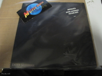 METALLICA - ENTER SANDMAN 7'' KUVALEVY  EX+/EX+