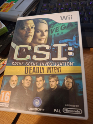 Wii CSI Deadly Intent CIB