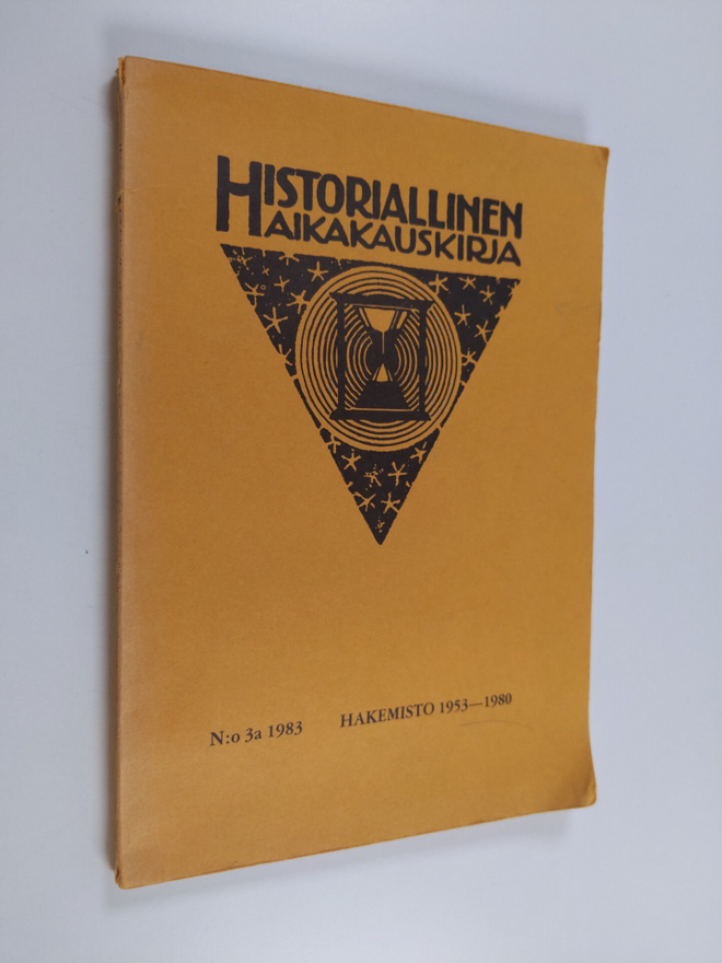 Historiallisen aikakauskirjan hakemisto vuosikertoihin 19...
