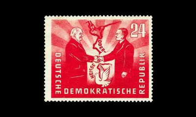 DDR 284 ** Saksalais-puolalainen ystävyys 24 Pf (1951)