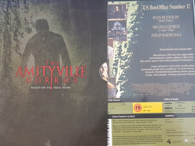 The Amityville Horror 2 disc edition -DVD.SLIPARILLA