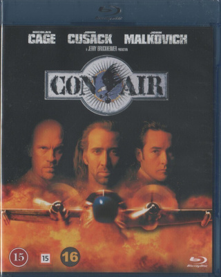 Con Air (Blu-ray) Nicolas Cage, John Cusack [1997] UUSI